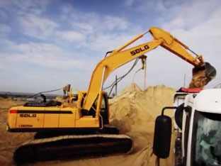 Excavator video